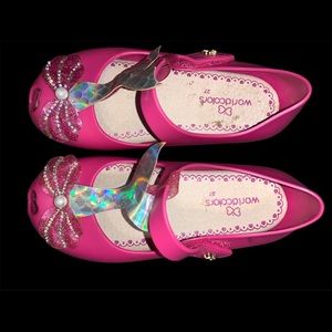 pink(mermaid) little girl shoes